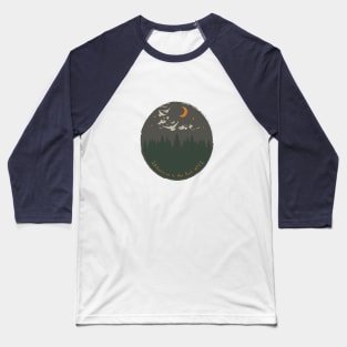 Adventure In The Dark Wild Baseball T-Shirt